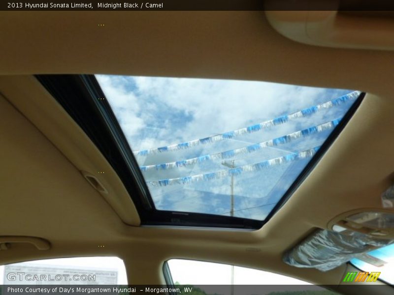 Midnight Black / Camel 2013 Hyundai Sonata Limited