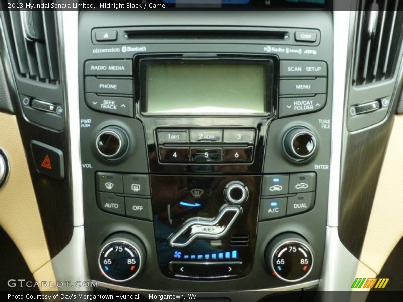 Midnight Black / Camel 2013 Hyundai Sonata Limited