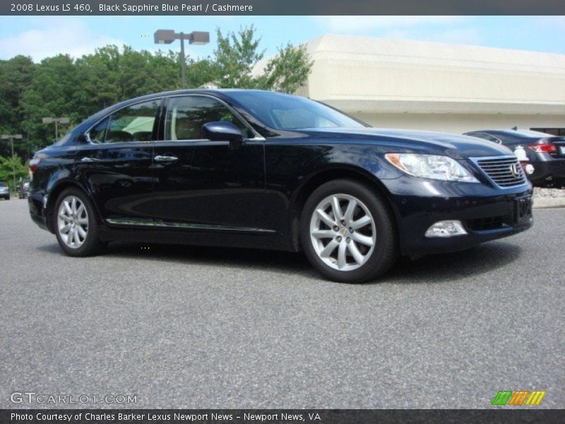Black Sapphire Blue Pearl / Cashmere 2008 Lexus LS 460