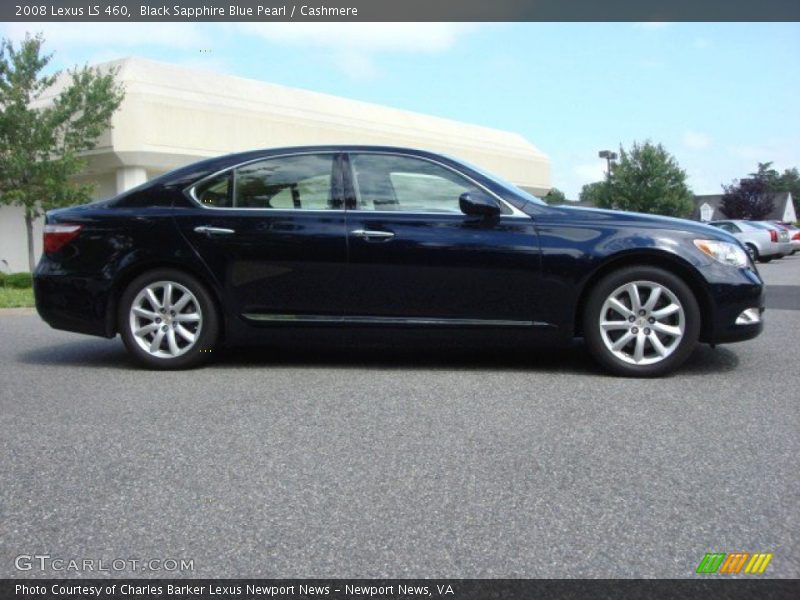 Black Sapphire Blue Pearl / Cashmere 2008 Lexus LS 460