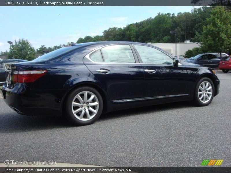 Black Sapphire Blue Pearl / Cashmere 2008 Lexus LS 460