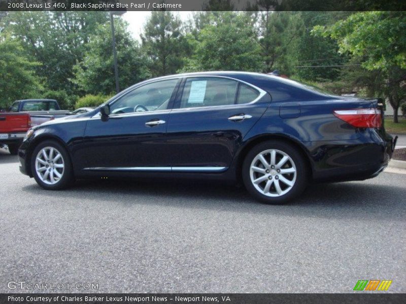 Black Sapphire Blue Pearl / Cashmere 2008 Lexus LS 460