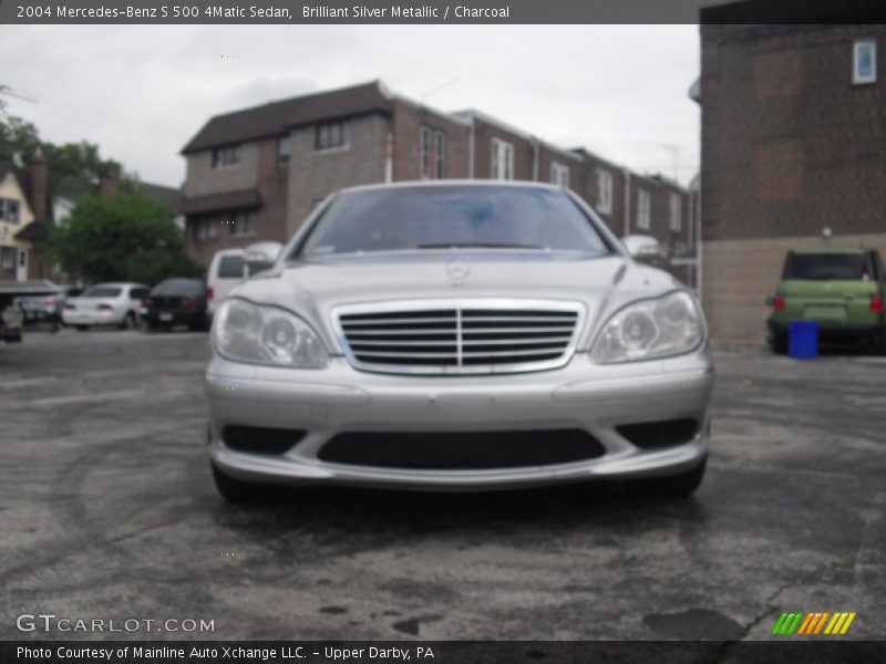 Brilliant Silver Metallic / Charcoal 2004 Mercedes-Benz S 500 4Matic Sedan