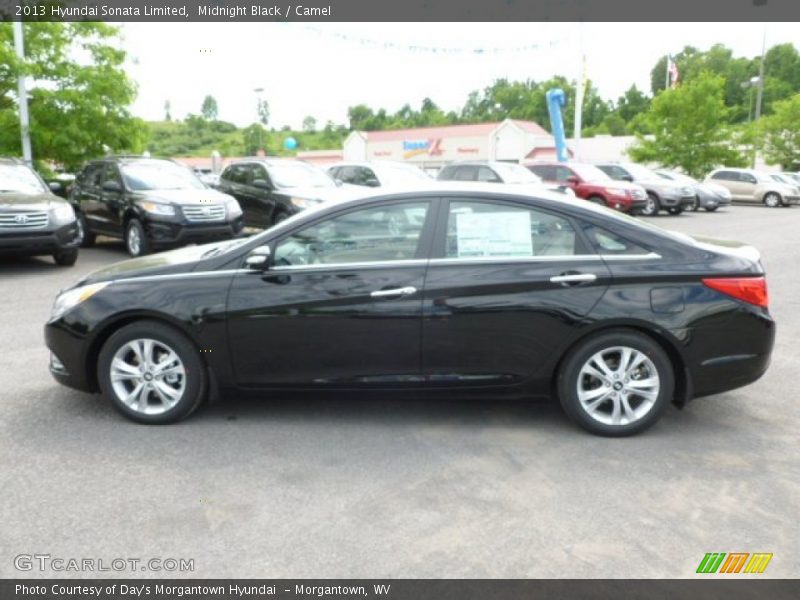Midnight Black / Camel 2013 Hyundai Sonata Limited