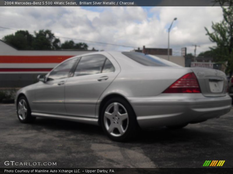 Brilliant Silver Metallic / Charcoal 2004 Mercedes-Benz S 500 4Matic Sedan