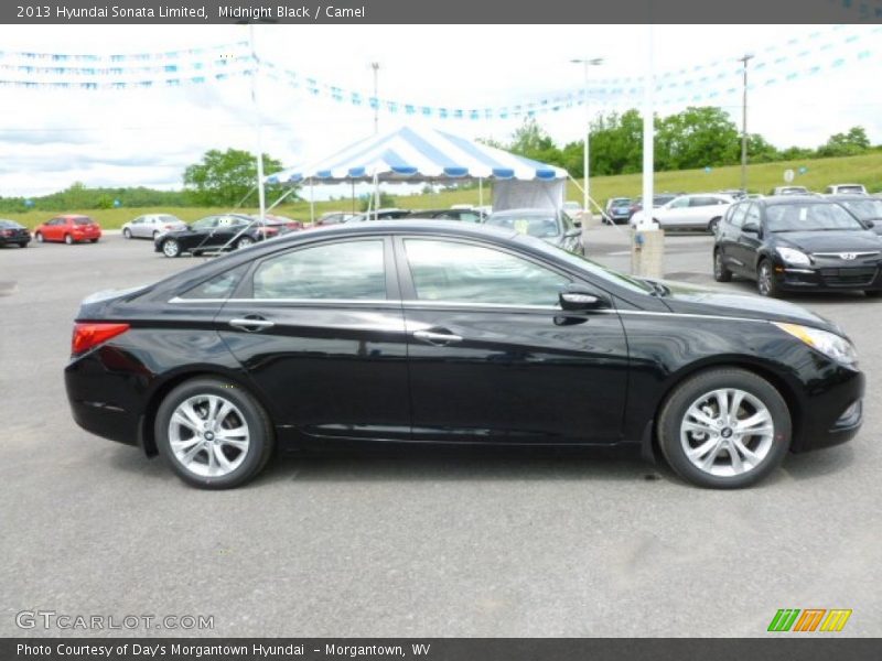 Midnight Black / Camel 2013 Hyundai Sonata Limited