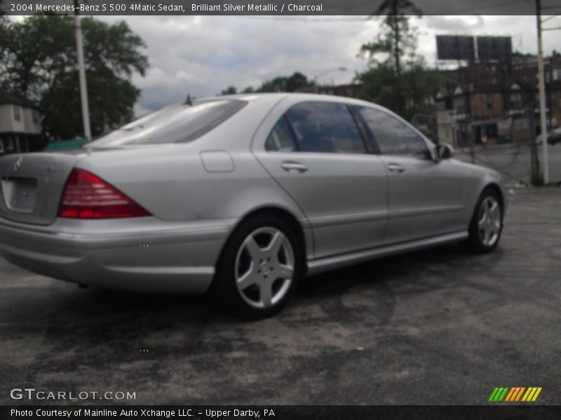 Brilliant Silver Metallic / Charcoal 2004 Mercedes-Benz S 500 4Matic Sedan