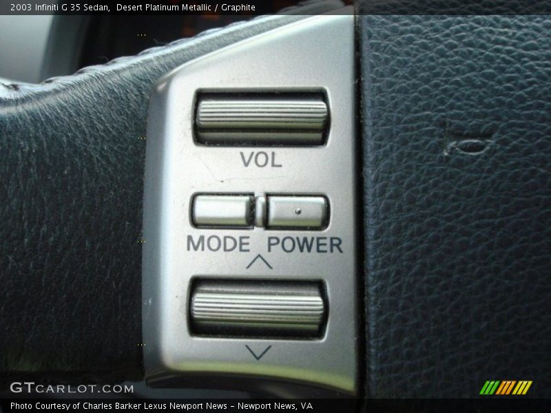 Desert Platinum Metallic / Graphite 2003 Infiniti G 35 Sedan