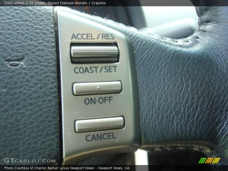 Desert Platinum Metallic / Graphite 2003 Infiniti G 35 Sedan