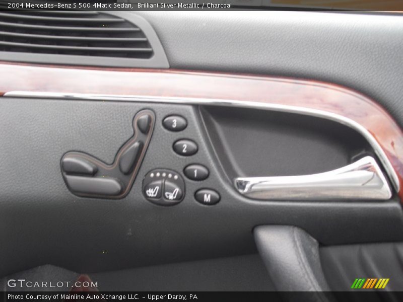 Brilliant Silver Metallic / Charcoal 2004 Mercedes-Benz S 500 4Matic Sedan