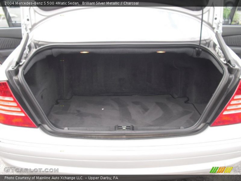 Brilliant Silver Metallic / Charcoal 2004 Mercedes-Benz S 500 4Matic Sedan