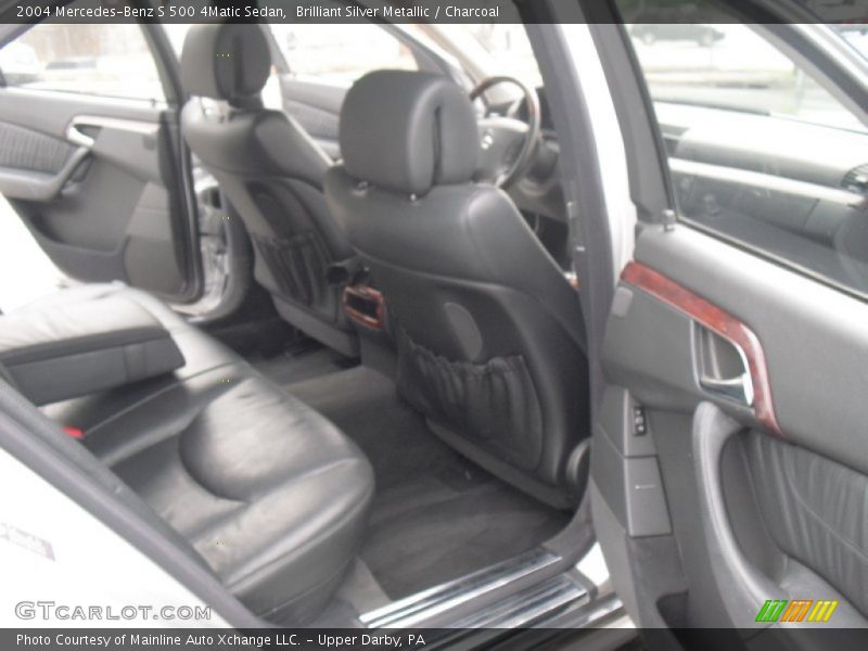 Brilliant Silver Metallic / Charcoal 2004 Mercedes-Benz S 500 4Matic Sedan