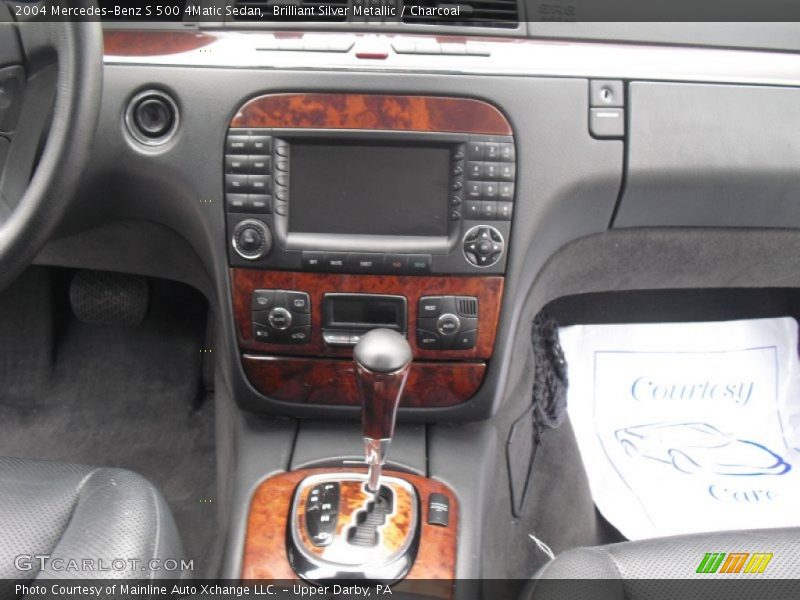 Brilliant Silver Metallic / Charcoal 2004 Mercedes-Benz S 500 4Matic Sedan