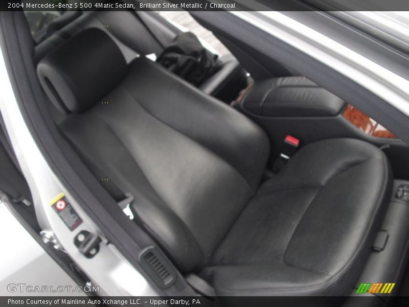 Brilliant Silver Metallic / Charcoal 2004 Mercedes-Benz S 500 4Matic Sedan