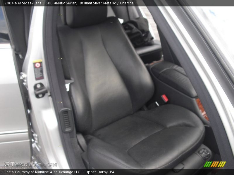 Brilliant Silver Metallic / Charcoal 2004 Mercedes-Benz S 500 4Matic Sedan