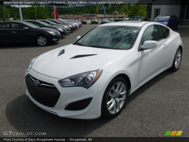 Front 3/4 View of 2013 Genesis Coupe 2.0T Premium