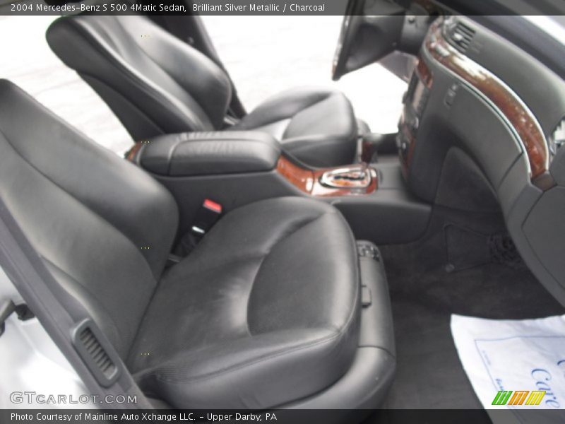 Brilliant Silver Metallic / Charcoal 2004 Mercedes-Benz S 500 4Matic Sedan