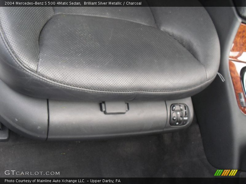 Brilliant Silver Metallic / Charcoal 2004 Mercedes-Benz S 500 4Matic Sedan