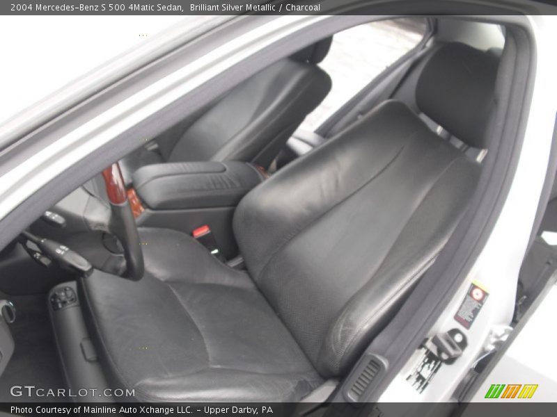 Brilliant Silver Metallic / Charcoal 2004 Mercedes-Benz S 500 4Matic Sedan