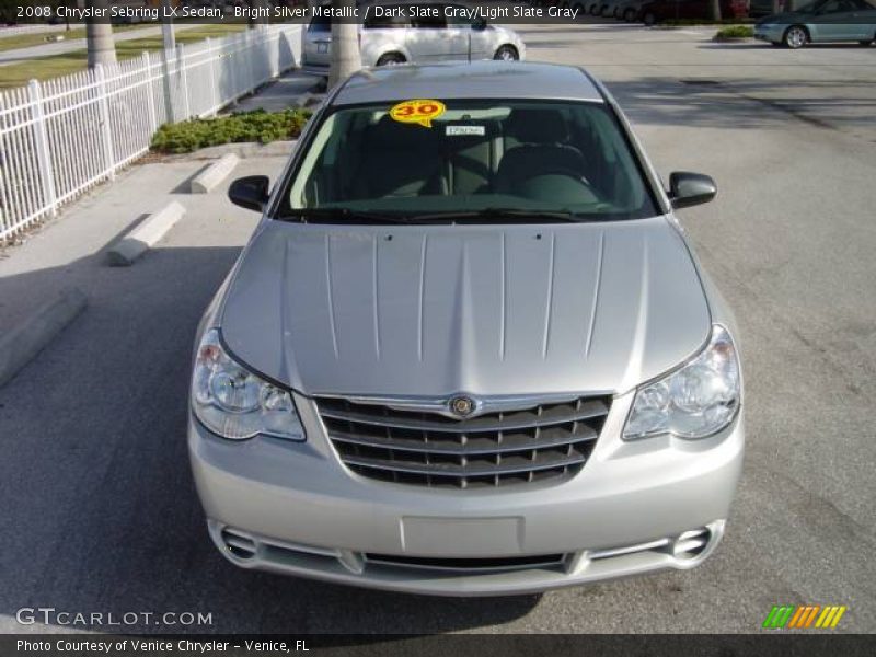 Bright Silver Metallic / Dark Slate Gray/Light Slate Gray 2008 Chrysler Sebring LX Sedan
