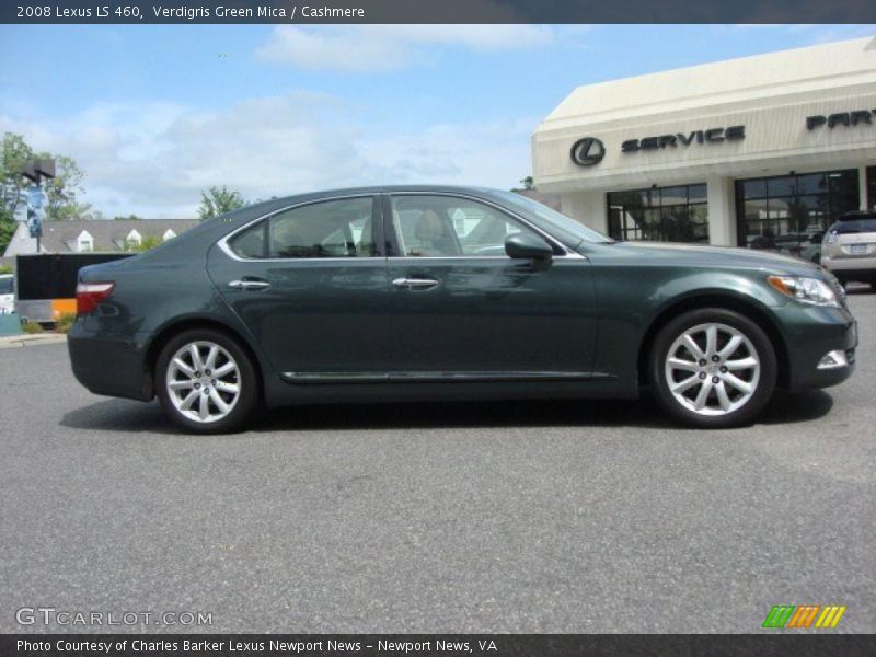 Verdigris Green Mica / Cashmere 2008 Lexus LS 460