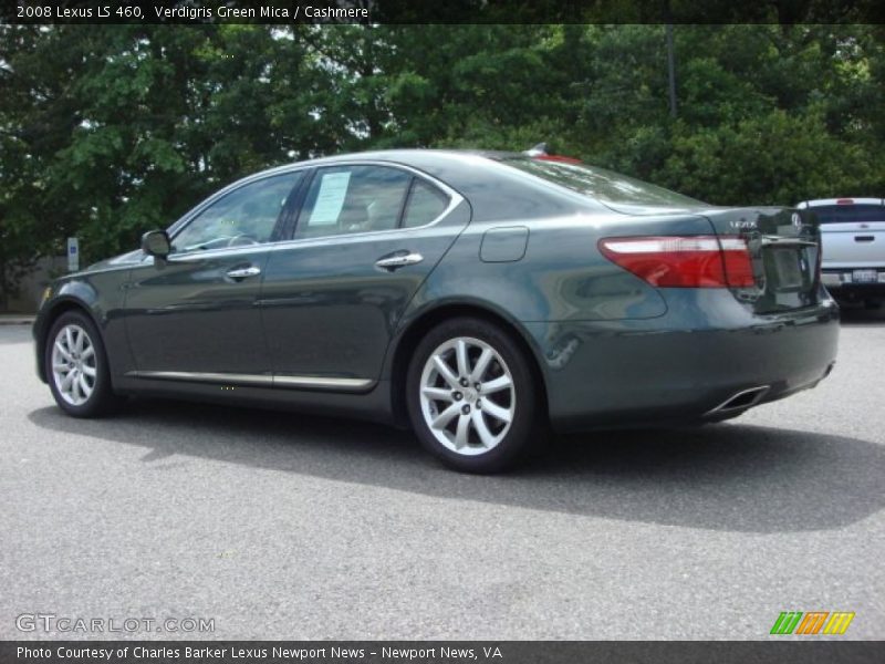 Verdigris Green Mica / Cashmere 2008 Lexus LS 460