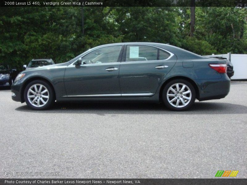 Verdigris Green Mica / Cashmere 2008 Lexus LS 460