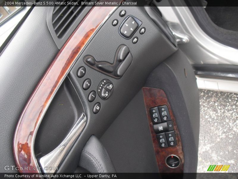 Brilliant Silver Metallic / Charcoal 2004 Mercedes-Benz S 500 4Matic Sedan