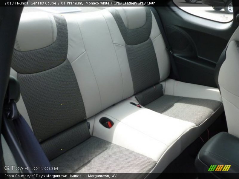Rear Seat of 2013 Genesis Coupe 2.0T Premium