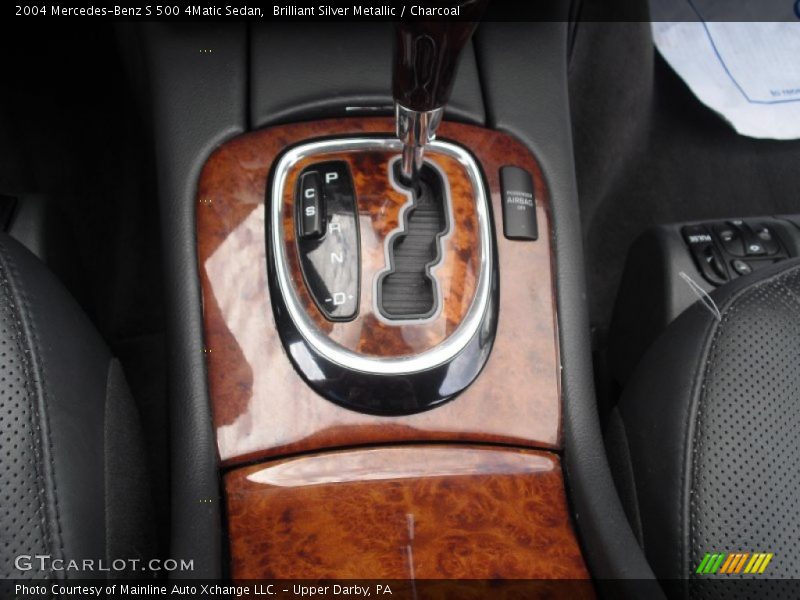 Brilliant Silver Metallic / Charcoal 2004 Mercedes-Benz S 500 4Matic Sedan
