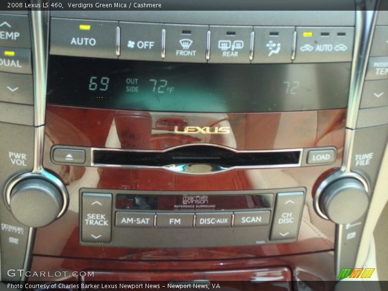 Verdigris Green Mica / Cashmere 2008 Lexus LS 460