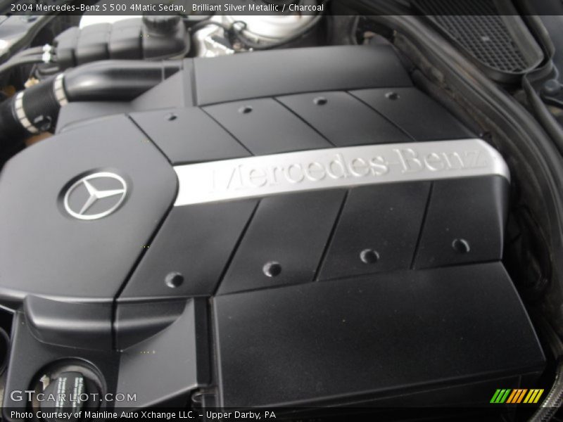Brilliant Silver Metallic / Charcoal 2004 Mercedes-Benz S 500 4Matic Sedan