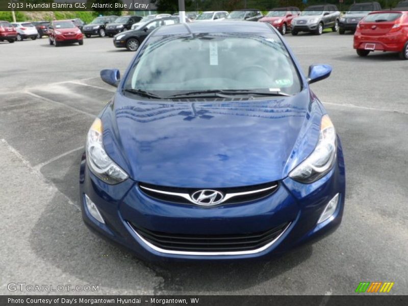 Atlantic Blue / Gray 2013 Hyundai Elantra GLS