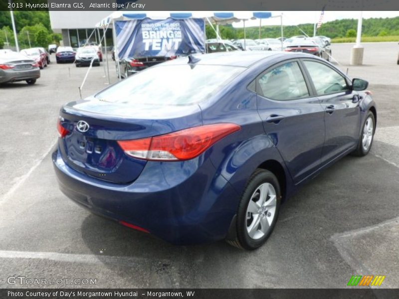Atlantic Blue / Gray 2013 Hyundai Elantra GLS