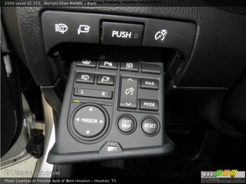 Mercury Silver Metallic / Black 2009 Lexus GS 350