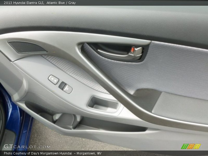 Atlantic Blue / Gray 2013 Hyundai Elantra GLS