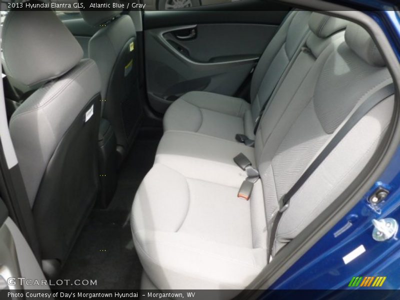 Atlantic Blue / Gray 2013 Hyundai Elantra GLS