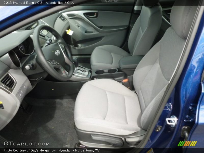 Atlantic Blue / Gray 2013 Hyundai Elantra GLS