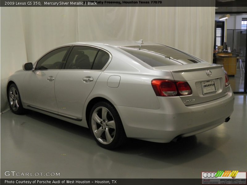 Mercury Silver Metallic / Black 2009 Lexus GS 350