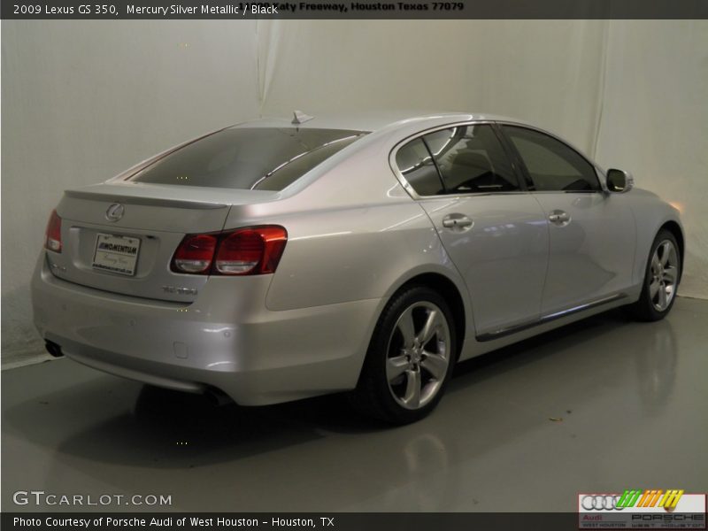 Mercury Silver Metallic / Black 2009 Lexus GS 350