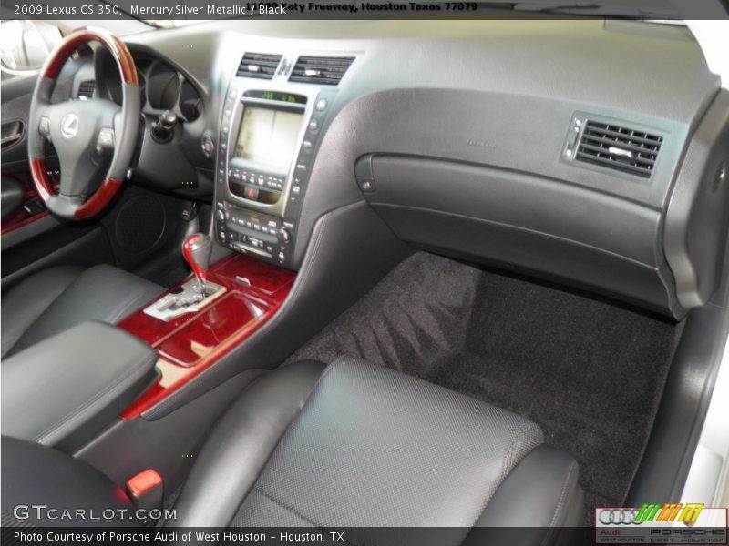 Mercury Silver Metallic / Black 2009 Lexus GS 350