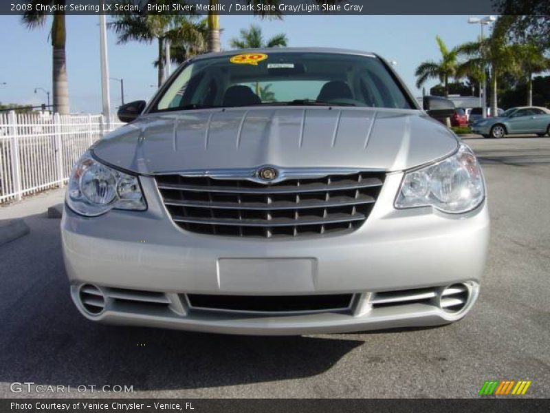 Bright Silver Metallic / Dark Slate Gray/Light Slate Gray 2008 Chrysler Sebring LX Sedan