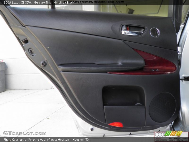 Mercury Silver Metallic / Black 2009 Lexus GS 350