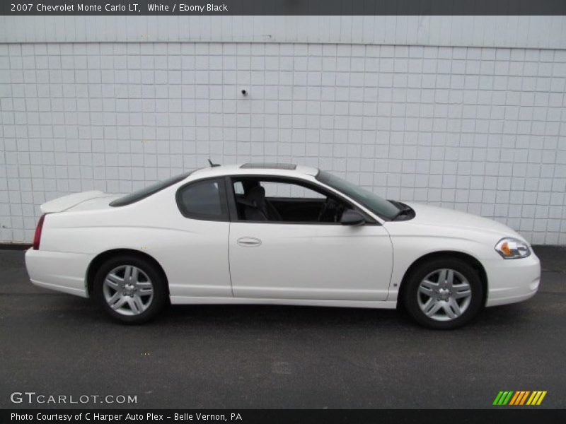 White / Ebony Black 2007 Chevrolet Monte Carlo LT