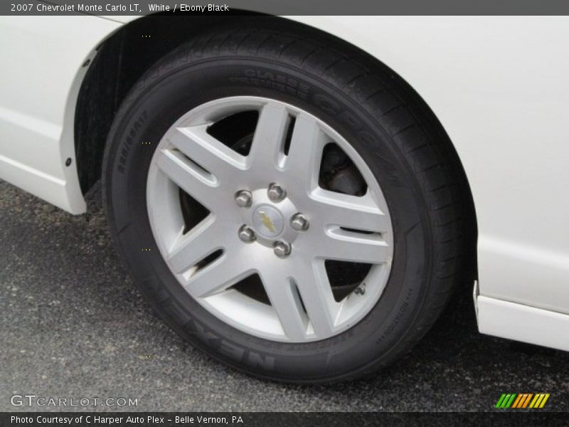 White / Ebony Black 2007 Chevrolet Monte Carlo LT