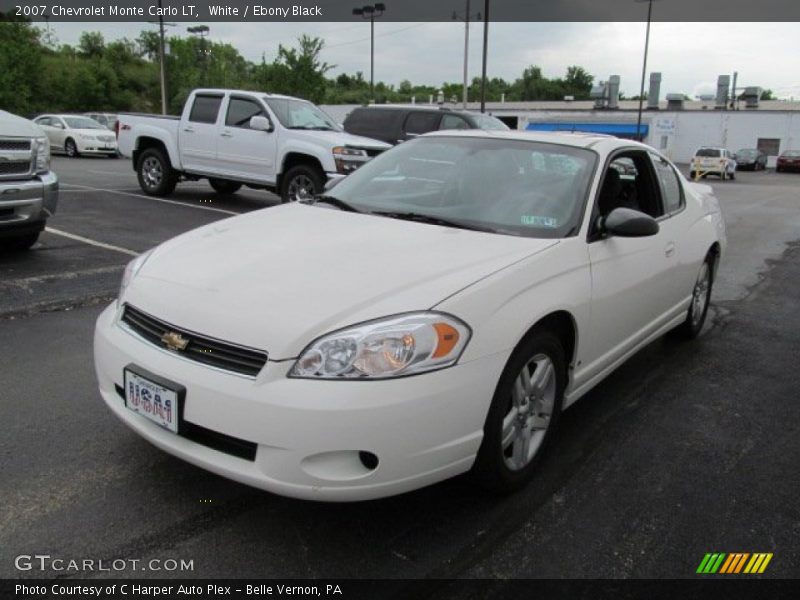 White / Ebony Black 2007 Chevrolet Monte Carlo LT