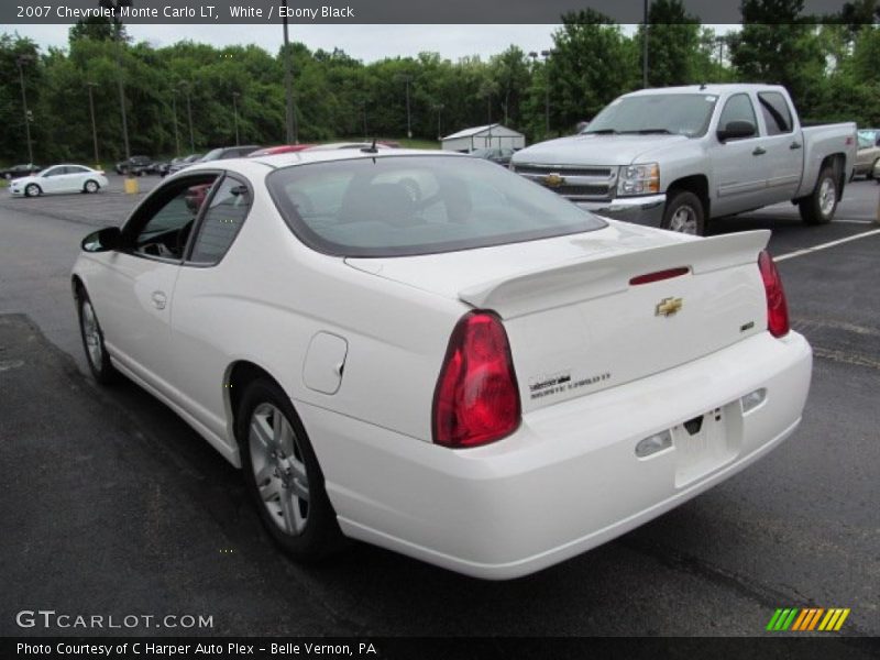 White / Ebony Black 2007 Chevrolet Monte Carlo LT