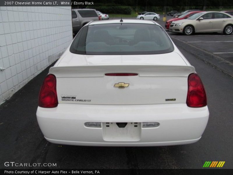 White / Ebony Black 2007 Chevrolet Monte Carlo LT