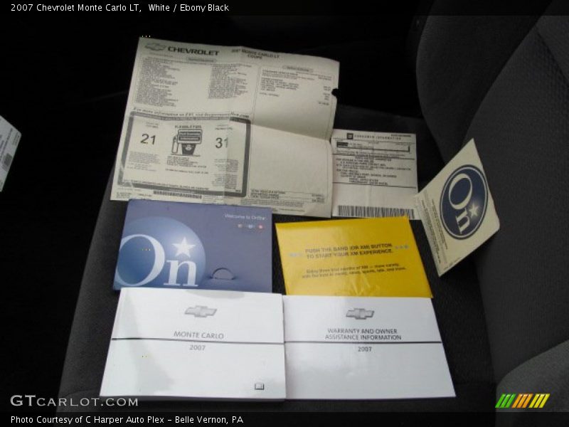 White / Ebony Black 2007 Chevrolet Monte Carlo LT