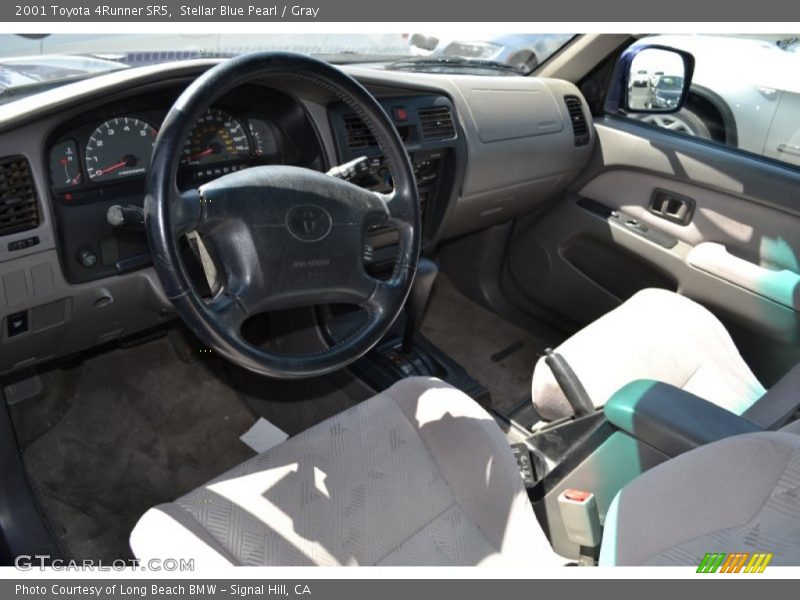 Stellar Blue Pearl / Gray 2001 Toyota 4Runner SR5